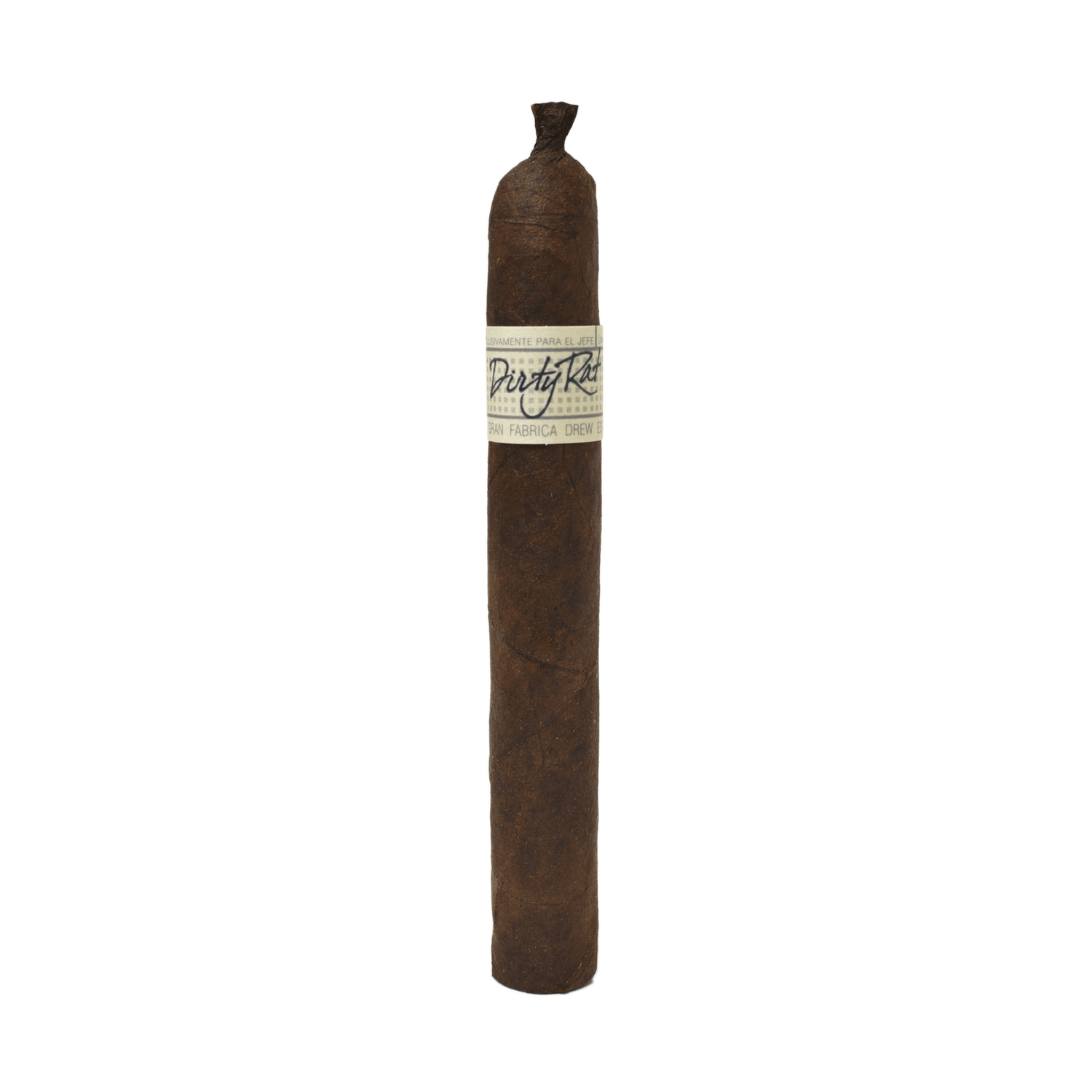 Liga Privada Unico Dirty Rat cigar with a dark Connecticut Broadleaf wrapper, offering bold flavors like dark chocolate and espresso.