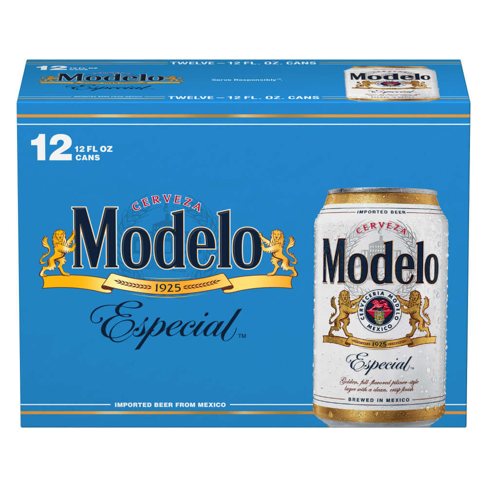 Modelo Especial 12 Pack Cans - Mexican Lager Beer by Grupo Modelo
