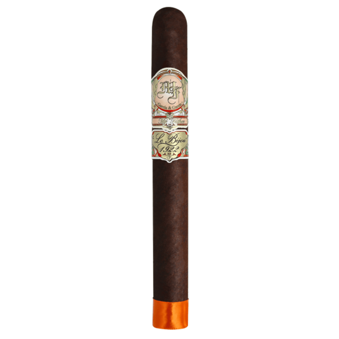 My Father Le Bijou 1922 Churchill cigar with Nicaraguan Habano Oscuro wrapper, featuring deep espresso and cocoa flavors.