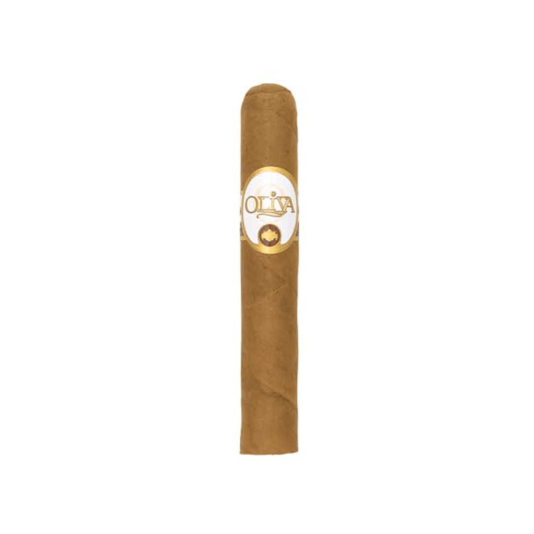 Oliva Connecticut Reserve Robusto cigar with Ecuadorian Connecticut wrapper, mild to medium strength, in a 5x50 size.