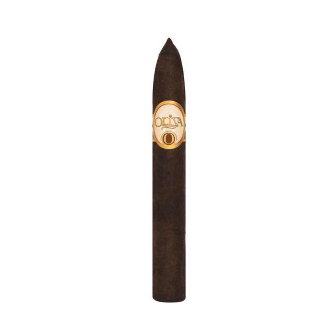 Oliva Serie O Maduro Torpedo cigar with dark Nicaraguan Maduro wrapper from 20ct box, 6.5 x 52, medium to full strength.
