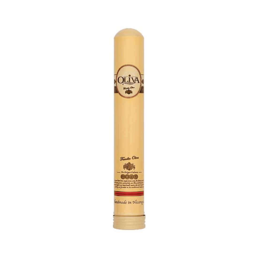 Oliva Serie O Toro Tubo featuring Nicaraguan Sun-Grown Habano Wrapper, 6x50 size, medium to full strength, earthy flavor profile.
