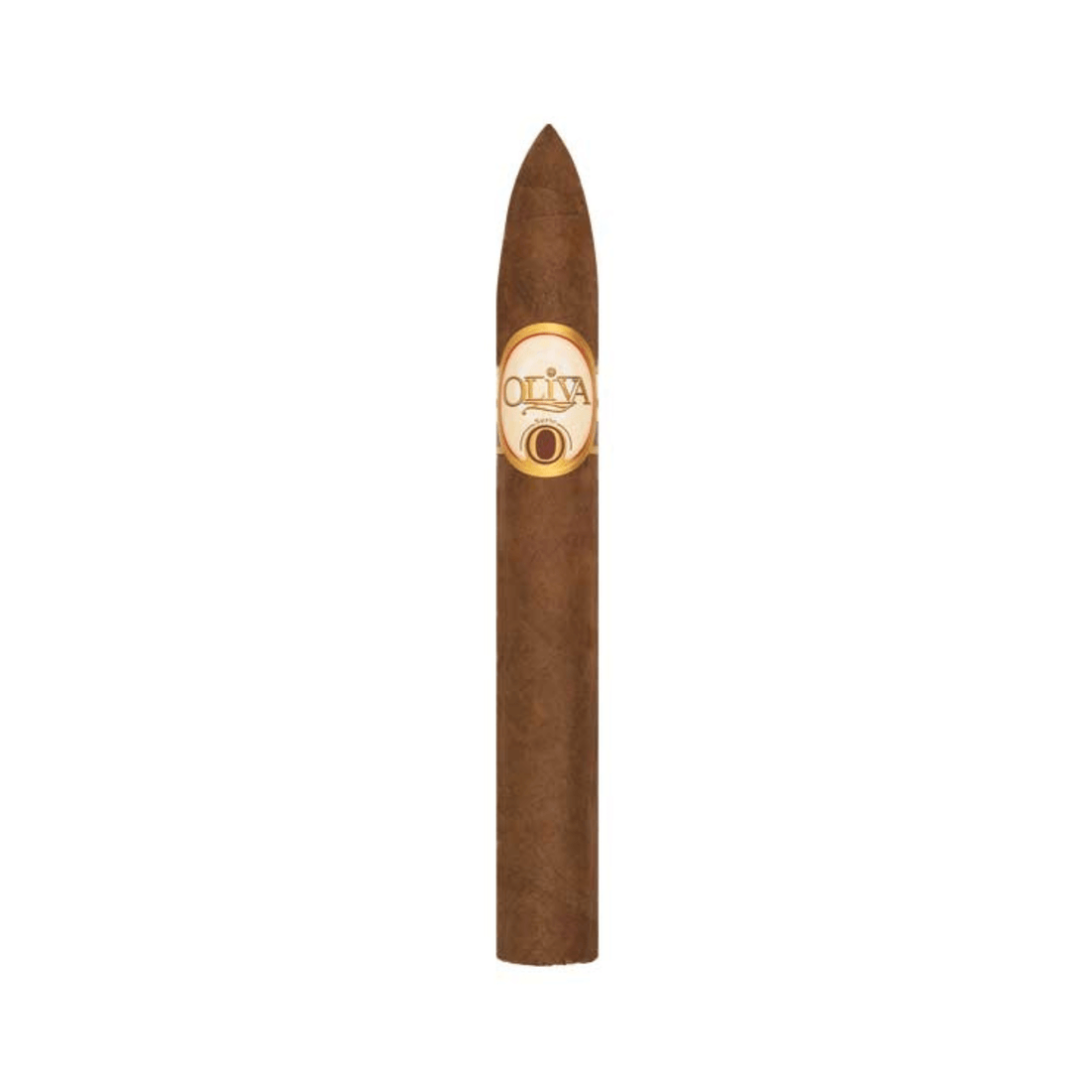 Oliva Serie O Torpedo cigar from Nicaragua with Nicaraguan Sun-Grown Habano wrapper and binder, medium to full strength.