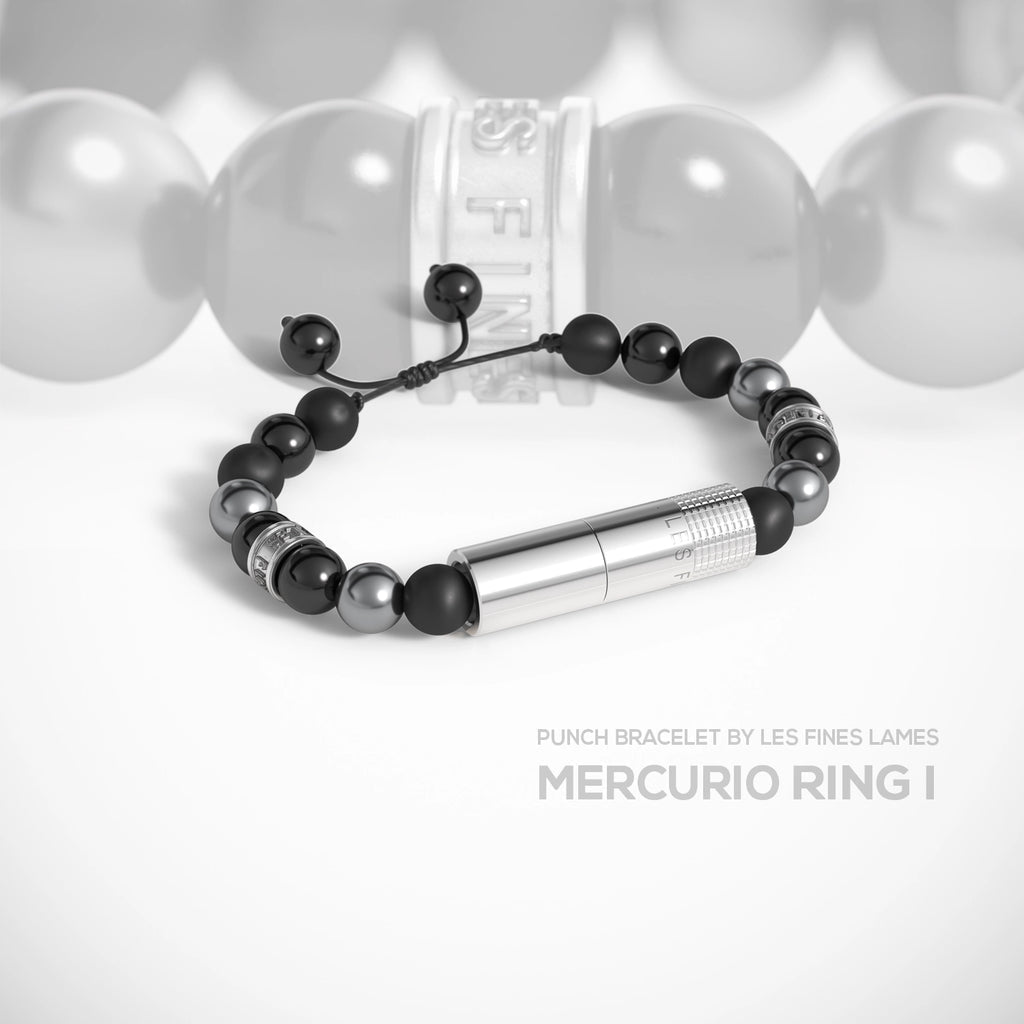 Les Fines Lames Punch Bracelet Mercurio Ring