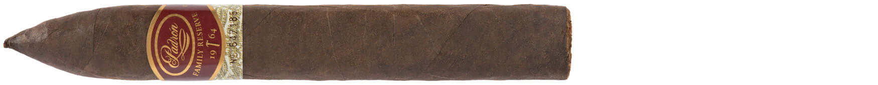 Padron Family Reserve No. 44 Natural Cigar, a full-bodied Nicaraguan torpedo with a rich blend of spices, wood, and nuttiness.