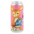 Paperback Bunny with a Chainsaw Hazy IPA 16oz can featuring an illustrated bunny holding a chainsaw, by Paperback Brewing Co.