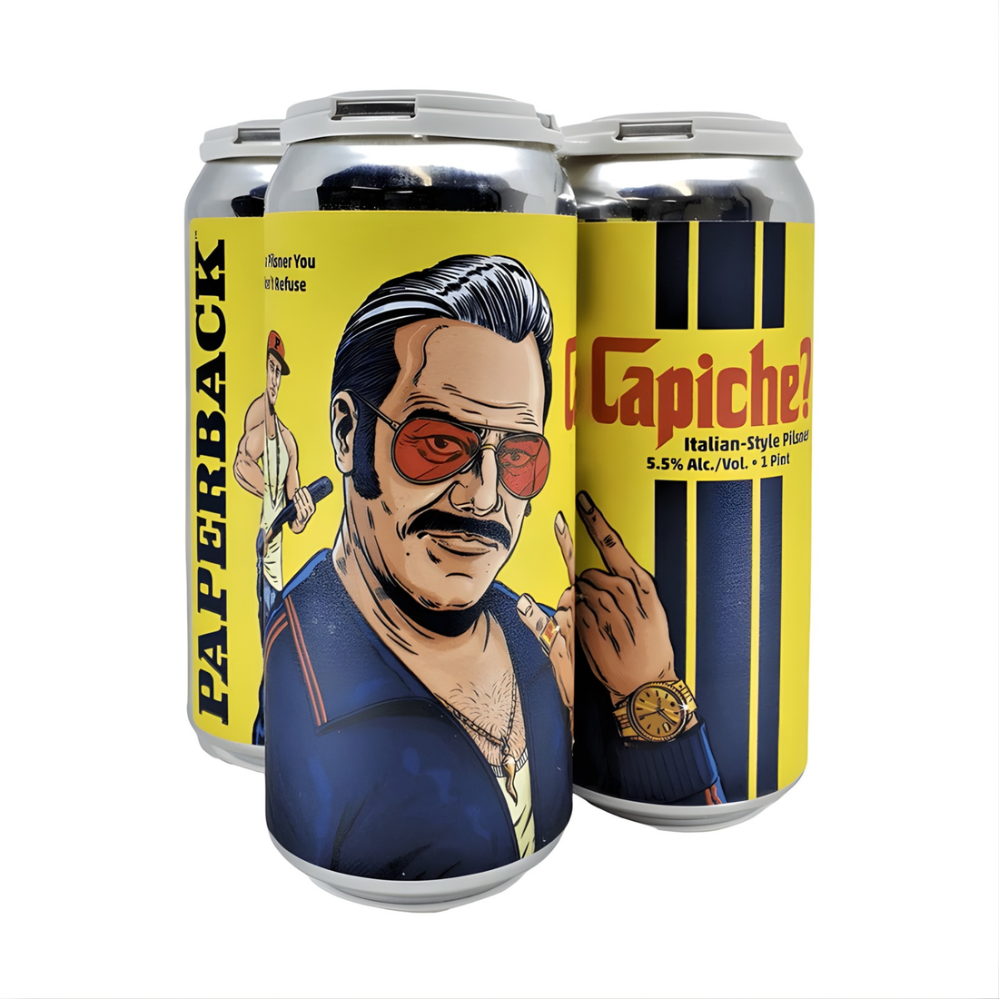 Paperback Capiche Pilsner 4 Pack | 16oz Cans