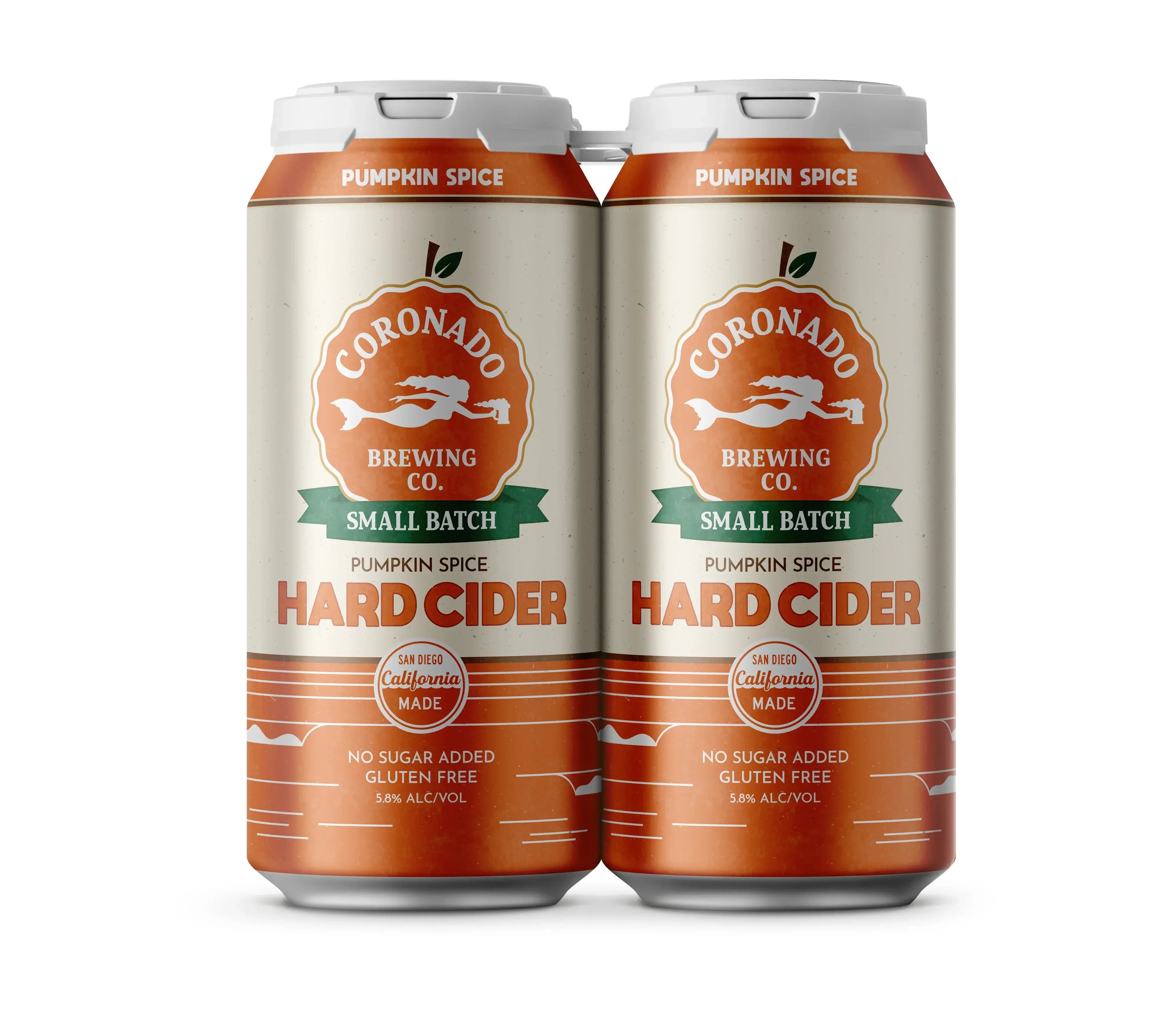 Coronado Pumpkin Spice Hard Cider 4 Pack | 16oz Cans