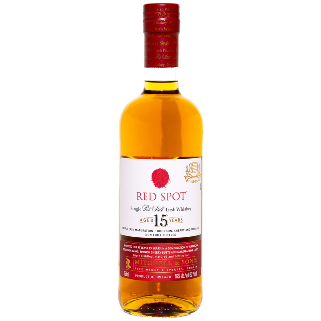 Red Spot 15YR Whiskey 750ml