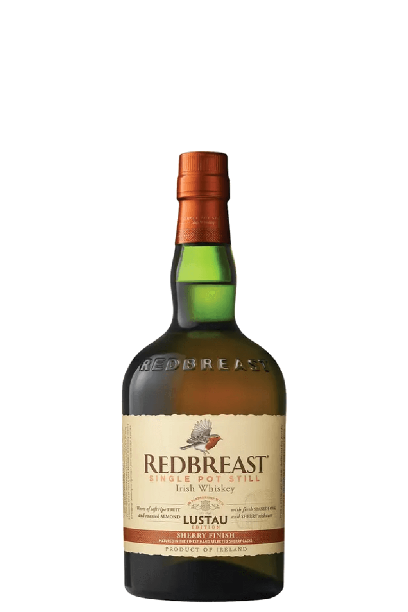 Bodegas Lustau entrusted this special whiskey with casks seasoned by only their finest Oloroso sherry.Redbreast Lustau offers a new flight path into our signature sherry taste. Creamy Pot Still with spices balanced with richness of sherry finish and contribution of Spanish oak