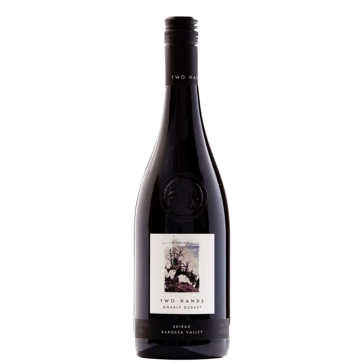 750ml bottle of Two Hands Gnarly Dudes Shiraz 2020 from Barossa Valley, Australia.