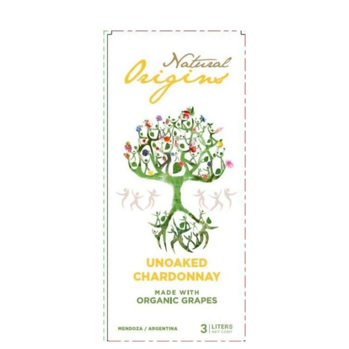 Label of Domaine Bousquet Organic Chardonnay 3L, featuring &