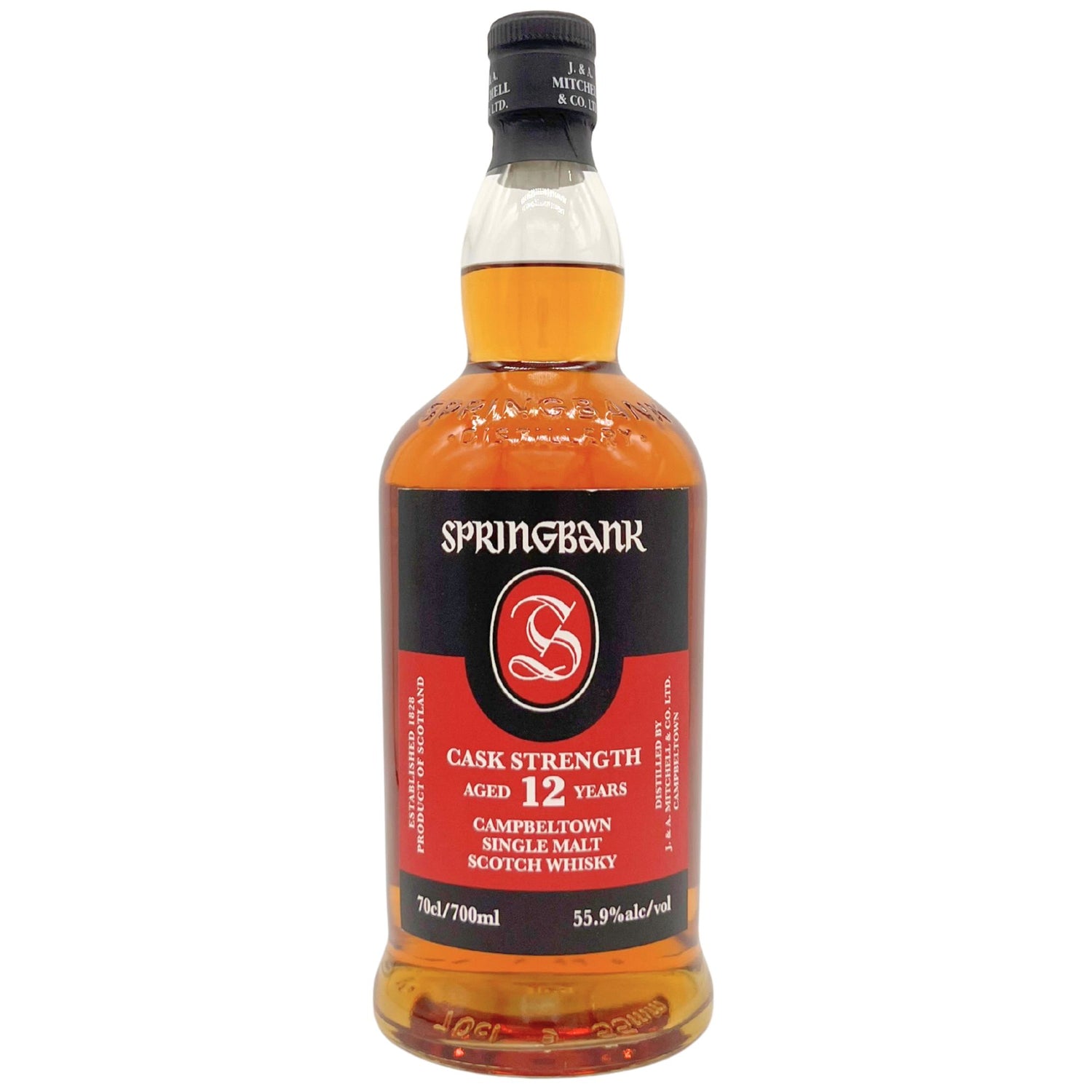 Springbank 12YR Cask Strength Single Malt Scotch 700mL