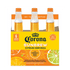 Corona Sunbrew 6 Pack Bottles of Mexican Lager with Citrus Infusion featuring vibrant orange and lime flavors in packaging.