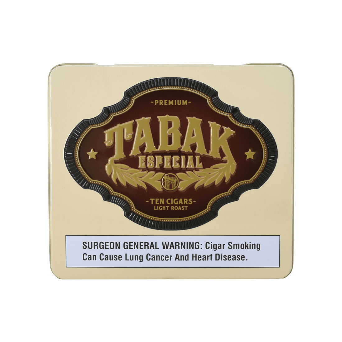 Tabak Especial Dulce Cafecita 10 cigars tin with premium coffee-infused Nicaraguan tobaccos and Ecuadorian Connecticut Shade wrapper.