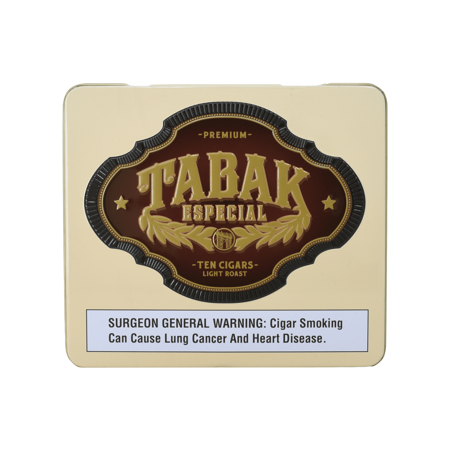 Tabak Especial Dulce Cafecita 10 cigars tin with premium coffee-infused Nicaraguan tobaccos and Ecuadorian Connecticut Shade wrapper.