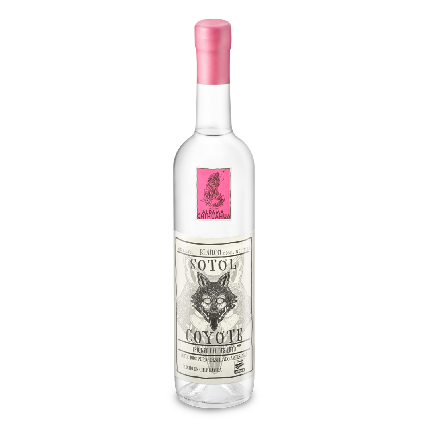 Sotol Coyote Chihuahua Pink Label 750mL