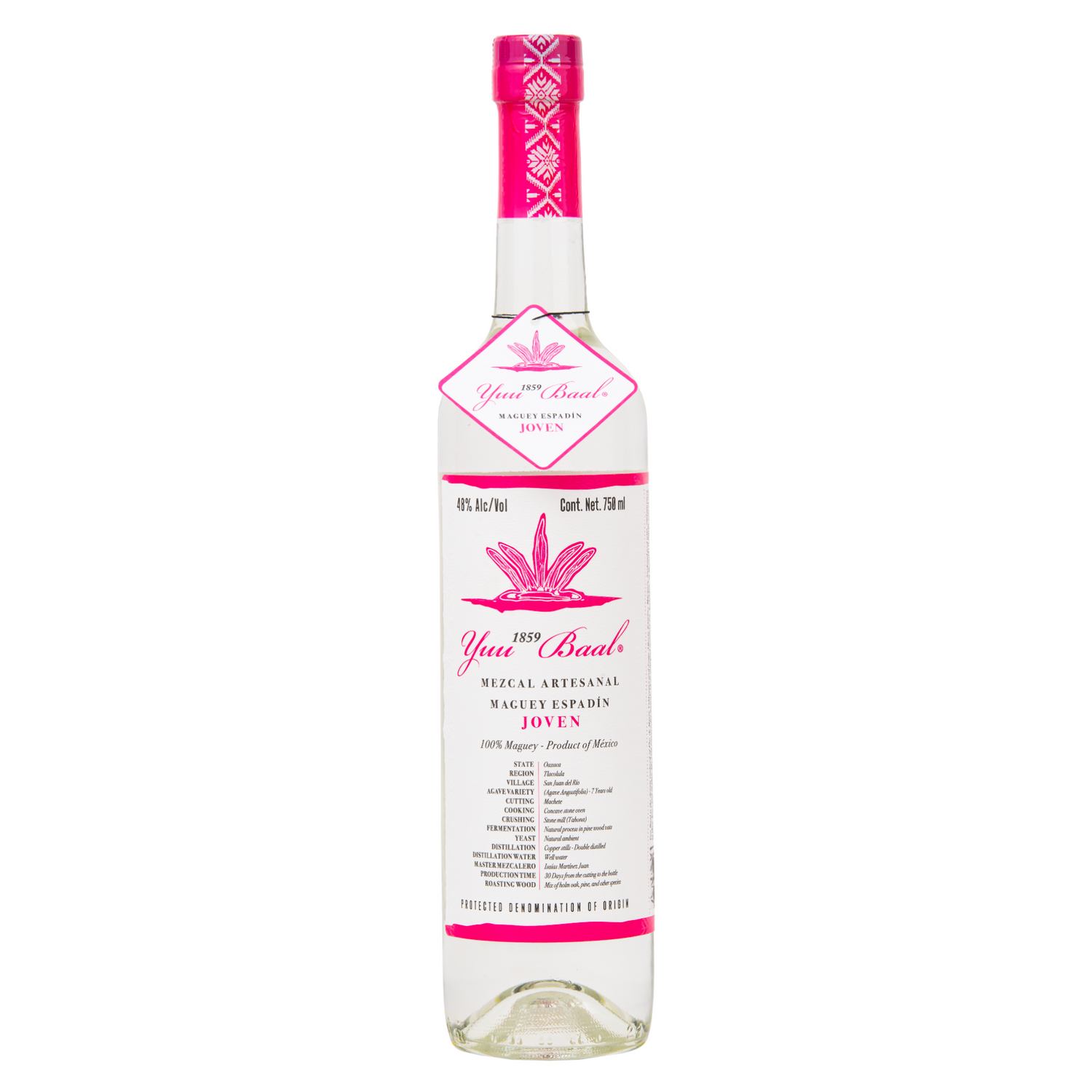 Yuu Baal Joven Espadin Mezcal 750ml
