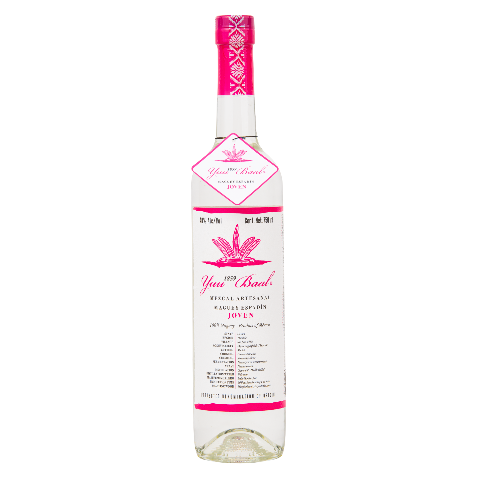 Yuu Baal Joven Espadin Mezcal 750ml