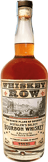 Whiskey Row Brown Label Bourbon, 750ml bottle from Kentucky, USA with rich, sweet flavor from corn mash and charred oak aging.