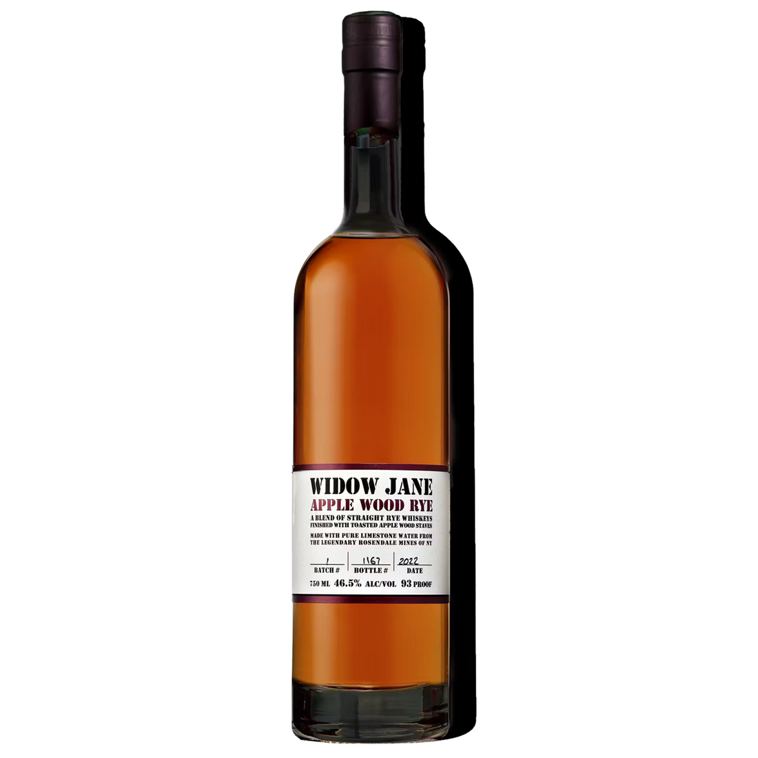 Widow Jane Applewood Rye 750ml