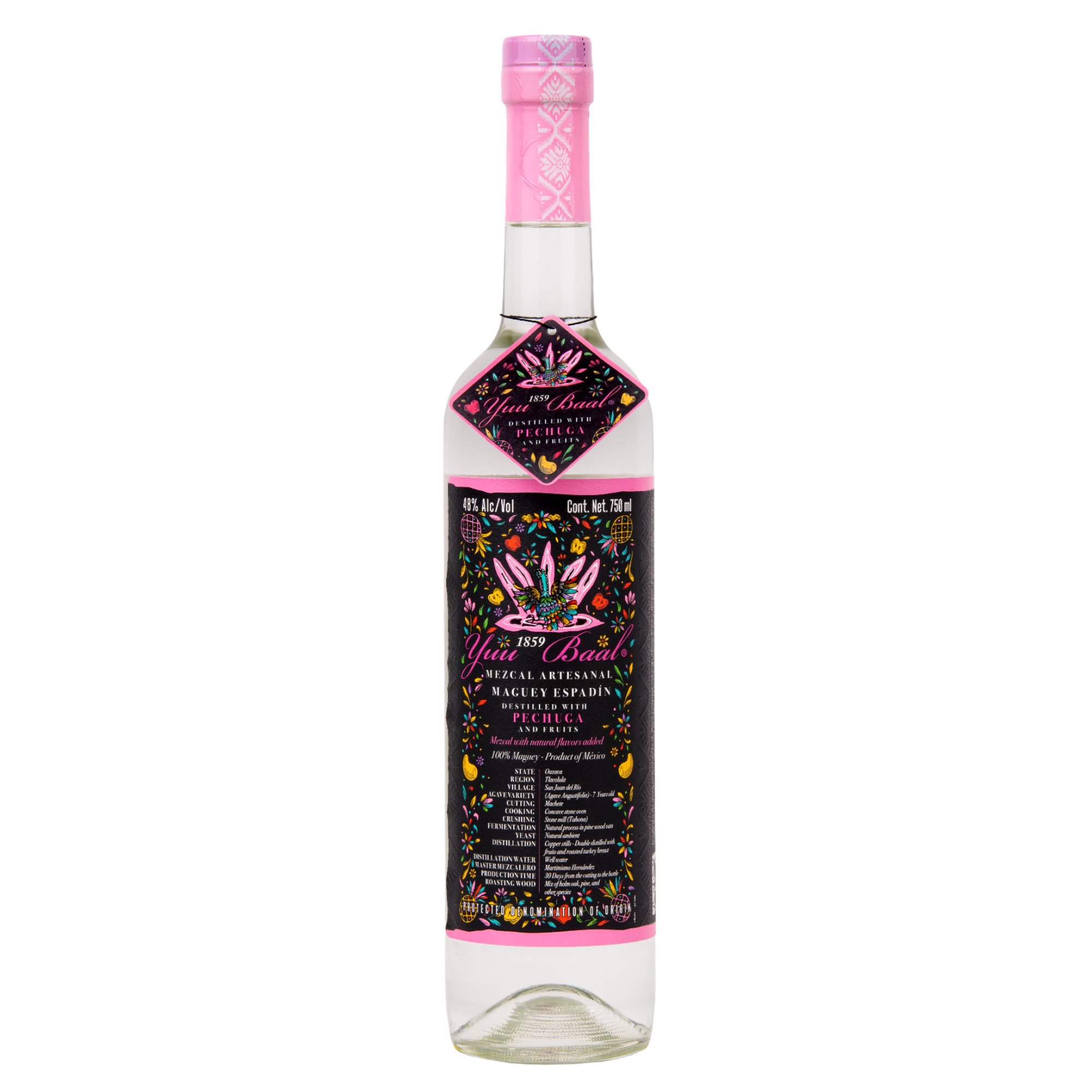 Yuu Baal Pechuga Joven Mezcal 750ml