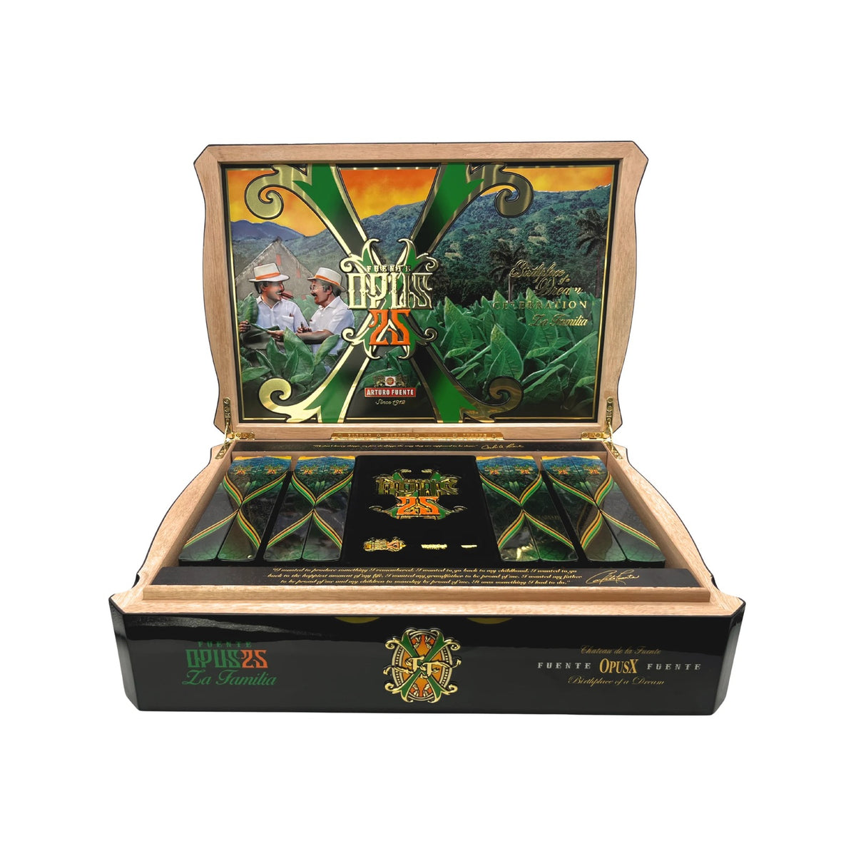 Arturo Fuente Fuente Story Collection Crystal Ashtray Set - cigar accessory