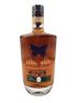 Blue Run Kentucky Straight Bourbon Whiskey bottle with a butterfly emblem, displaying rich amber color and elegant packaging.