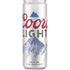 Coors Light 24oz can featuring mountain design, American Light Lager from Coors Brewing Company, 4.2% ABV, crisp and refreshing.