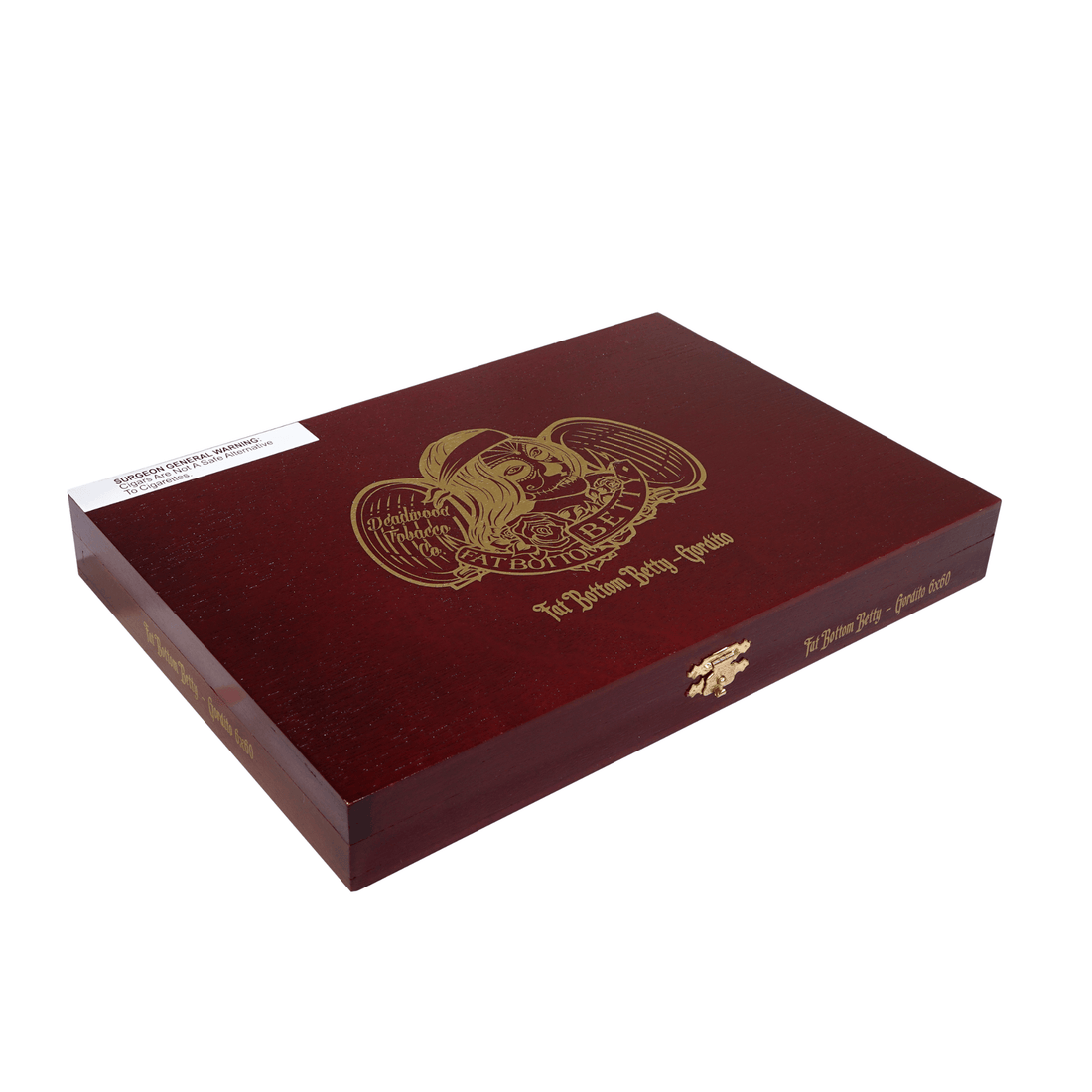 Deadwood Fat Bottom Betty Gordito 10ct Box, Nicaraguan Maduro cigars with bold flavors and smooth finish, in elegant packaging.