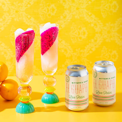 El Guapo Bitters &amp; Soda Love Potion 4 Pack | 12oz Cans