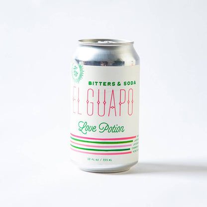 El Guapo Bitters &amp; Soda Love Potion 4 Pack | 12oz Cans