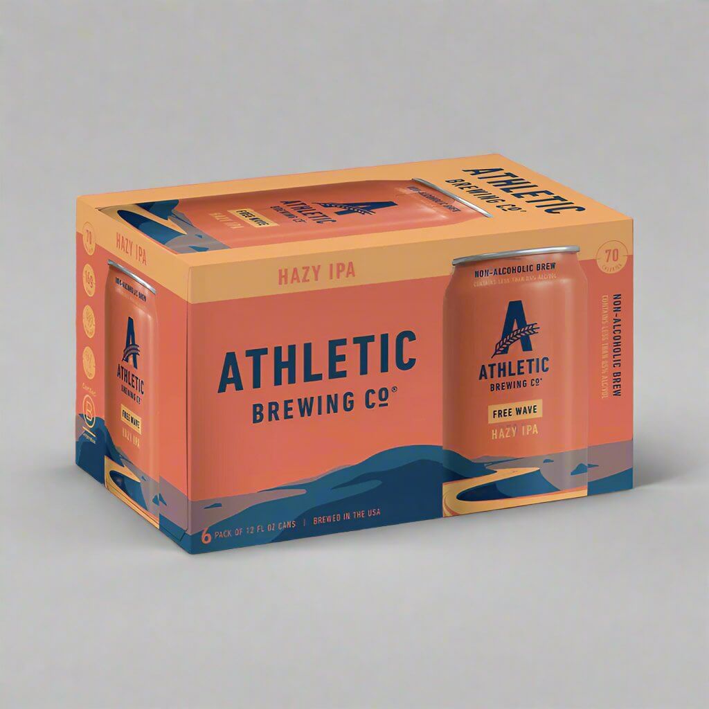 Athletic N/A Free Wave Hazy IPA 6 Pack | 12 oz Cans