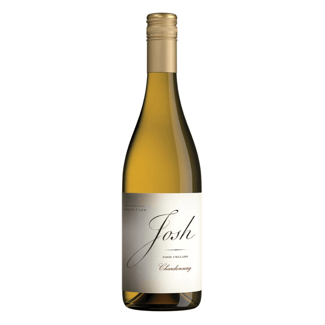 Josh Cellars Chardonnay 2023 750ml bottle of white wine from California, featuring bright, ripe fruit flavors and subtle oak notes.
