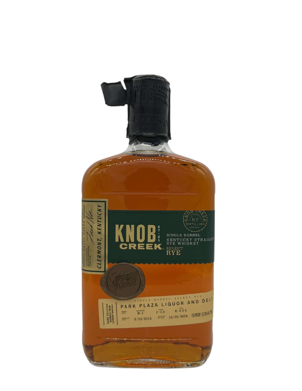 Knob Rye Knob Creek Rye 750mL - Exclusive to PPLD – Park Plaza Liquor and Deli