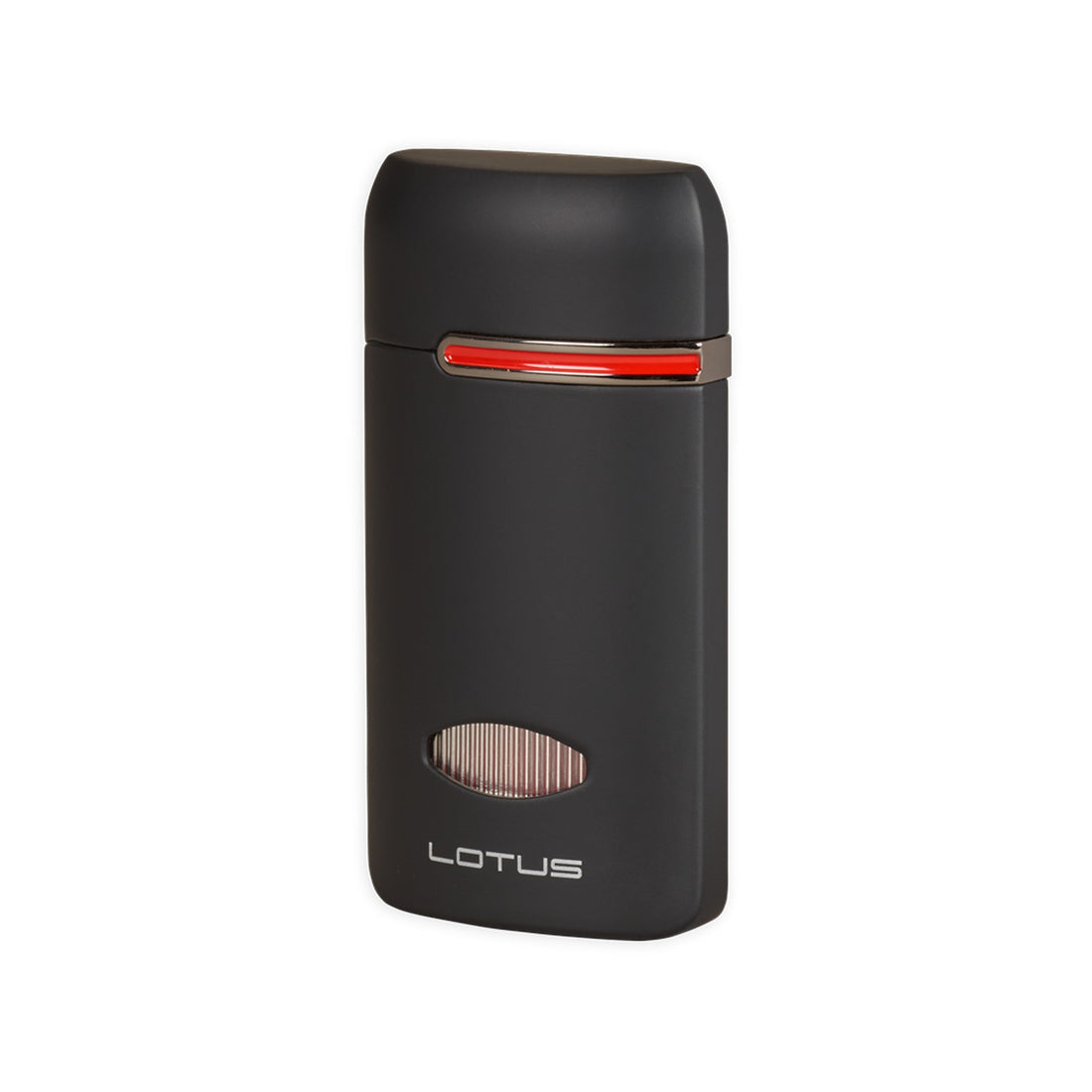 Lotus Matrix Triple-Torch Lighter Black - cigar accessory