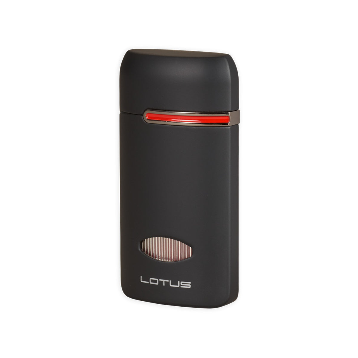 Lotus Matrix Triple-Torch Lighter Black - cigar accessory
