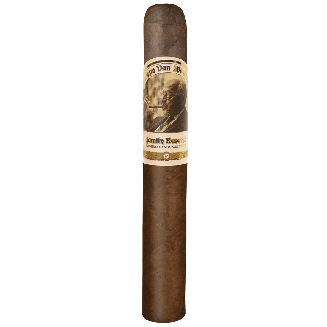 Drew Estate Pappy Van Winkle Toro cigar with Ecuadorian Habano Oscuro wrapper and aged Nicaraguan and Dominican fillers.