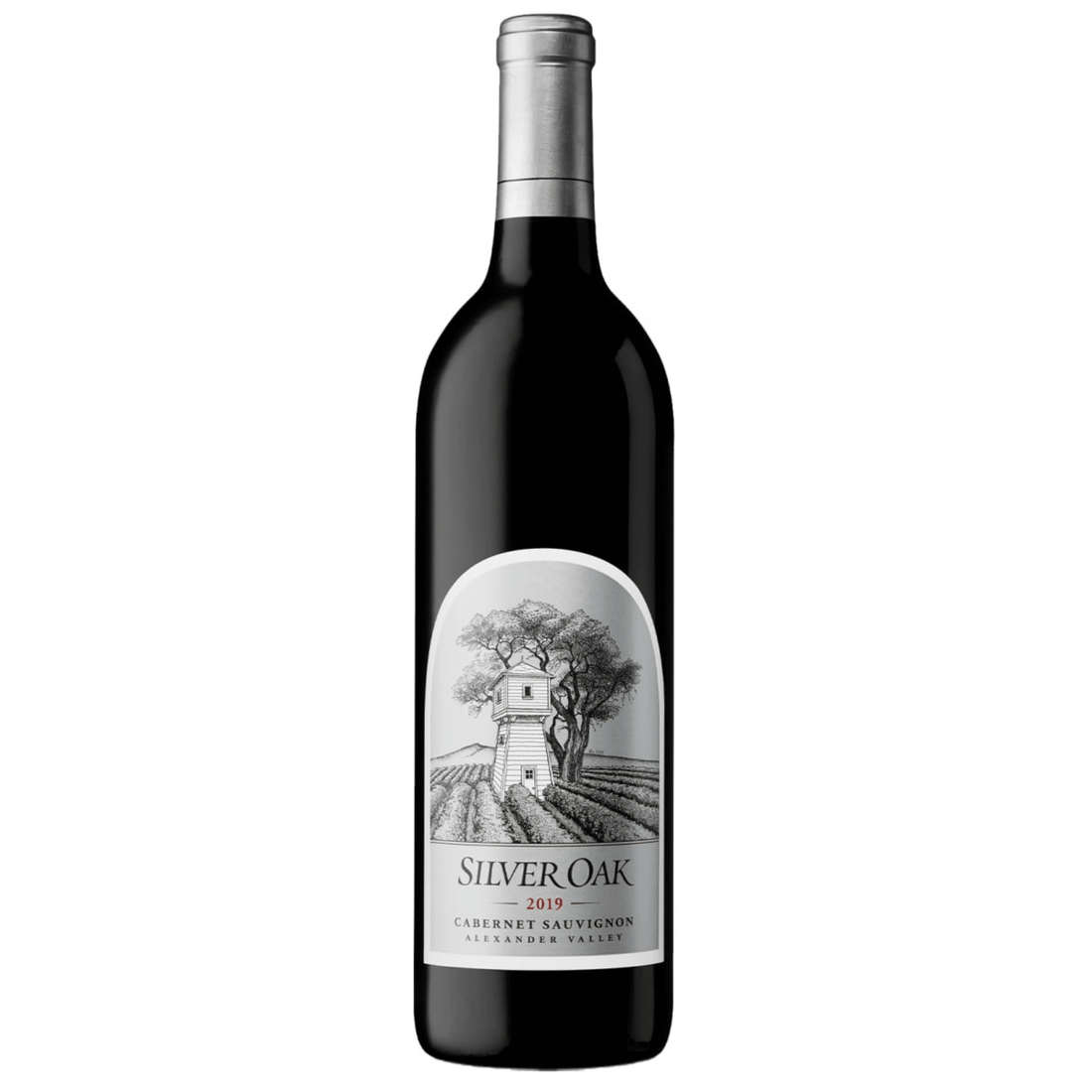 Silver Oak Alexander Valley Cabernet Sauvignon 2019 750ml wine bottle